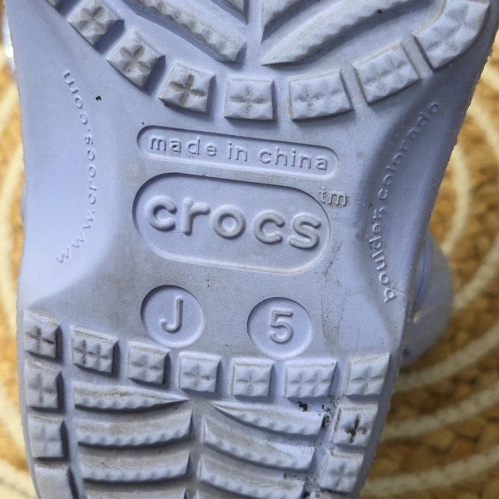 Crocs Iridescent Moon Jelly Classic Clogs - Picture 9 of 10